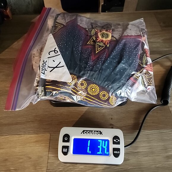 The African Shop Women's Size 18 Multicolor Ethnic Print Zip Full Maxi‎ Skirt - Picture 11 of 11